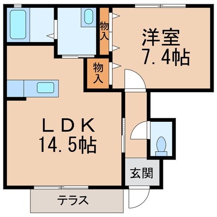 シャーメゾン木ノ本の物件間取画像